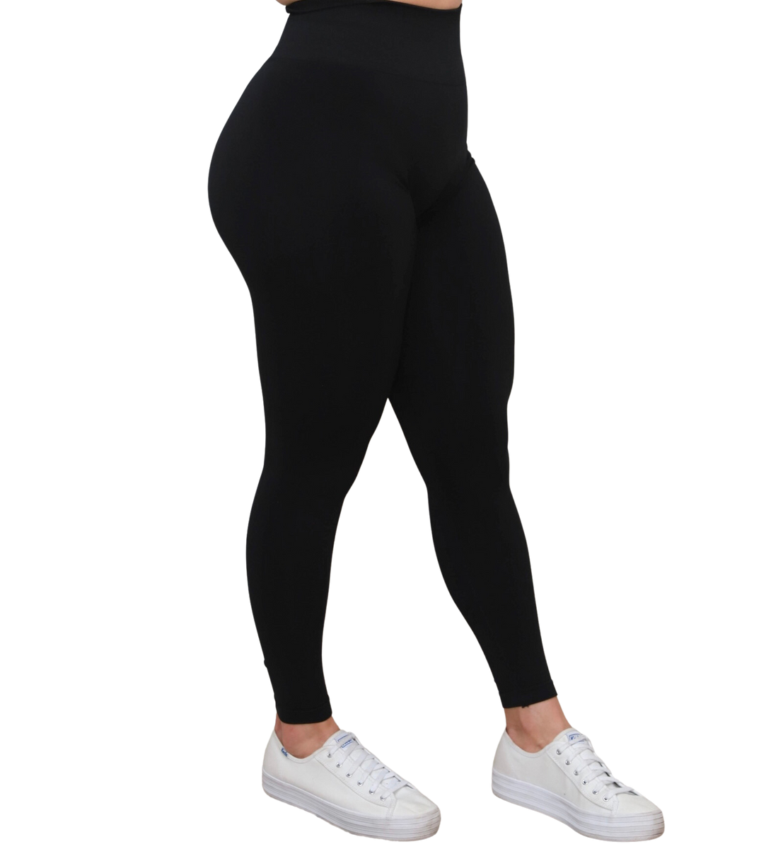 SHAPE SCRUNCH SEAMLESS- BLACK – HELLAT