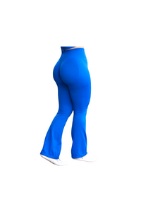 BLISS FLARES LEGGINGS- BLUE